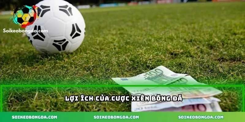 Lợi ích khi cược xiên bóng đá 
