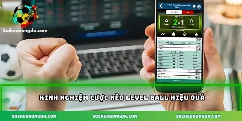 Kinh nghiệm hay chơi kèo cược level ball hiệu quả
