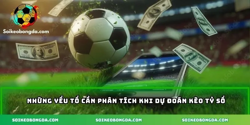 Các yếu tố cần phân tích và lưu ý khi dự đoán tỷ số