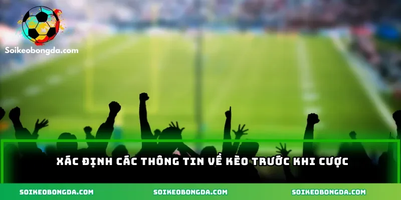 Xác định các thông tin về kèo trước khi cược