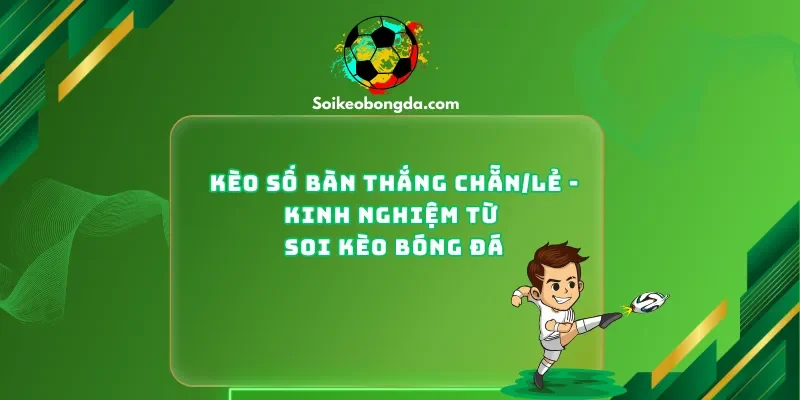 Kèo Số Bàn Thắng Chẵn/Lẻ - Kinh Nghiệm Từ Soi Kèo Bóng Đá