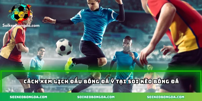 Cách xem lịch đấu bóng đá Ý tại Soi Kèo Bóng Đá