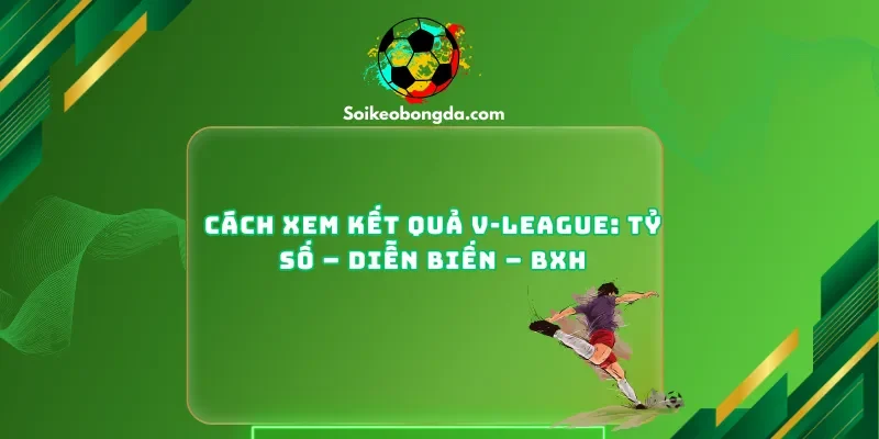 Cách Xem Kết Quả V-League