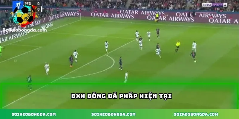  BXH bóng đá Pháp hiện tại