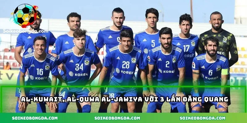 Al-Kuwait, Al-Quwa Al-Jawiya với 3 lần đăng quang