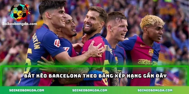 Soi Kèo Barcelona - Phân Tích Sát Thực, Tỷ Lệ Rõ Ràng 1 Bắt kèo Barcelona theo bảng xếp hạng gần đây