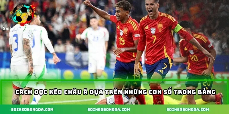 Cách Đọc Kèo Châu Á - Cơ Hội Làm Giàu Cho Anh Em Cực Dễ 1 Cách đọc kèo châu Á dựa trên những con số trong bảng